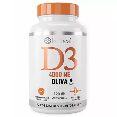 BIOHEAL OLIVA D3-VITAMIN 4000 NE lágykapszula 120 db