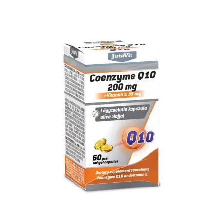 JUTAVIT KOENZIM Q10 200 mg + E-VITAMIN kapszula 60 db
