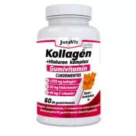   JUTAVIT KOLLAGÉN + HIALURON komplex cukormentes gumivitamin 60 db