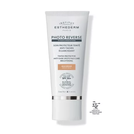INSTITUT ESTHEDERM Photo Reverse fényvédő hiperpigmentált bőrre SPF50+ medium 50 ml