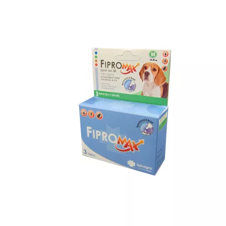FIPROMAX spot on M kutyáknak (10-20 kg) 3x
