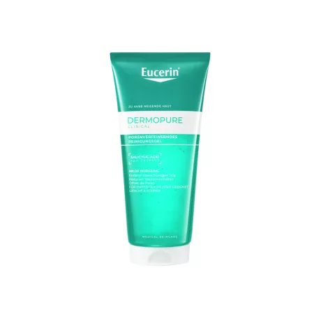 EUCERIN DERMOPURE CLINICAL PURIFYING CLEANSER tisztító gél arcra és testre 200 ml