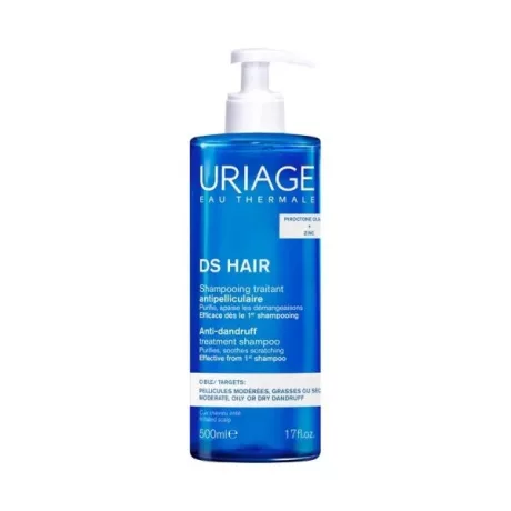 URIAGE D.S. HAIR sampon korpás fejbőrre 500 ml