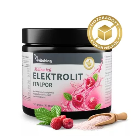 VITAKING ELEKTROLIT italpor málna ízű 145 g