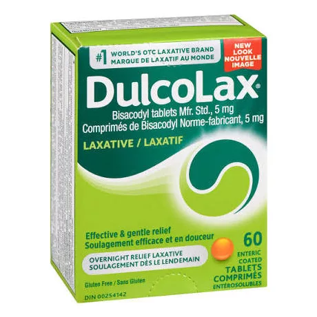DULCOLAX 5 mg gyomornedv-ellenálló bevont tabletta 60 db