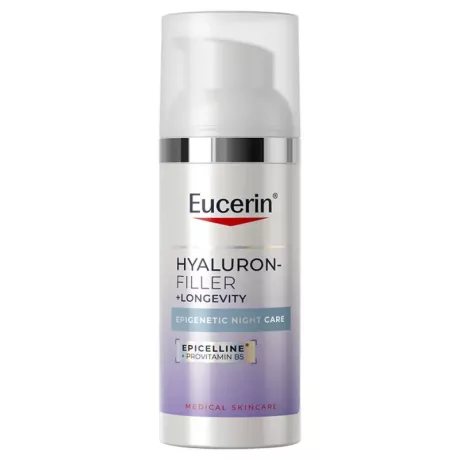 EUCERIN HYALURON-FILLER + LONGEVITY epigenetic éjszakai arcápoló 50 ml