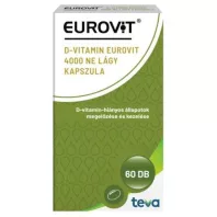 EUROVIT D-VITAMIN 4000 NE lágy kapszula 60 db
