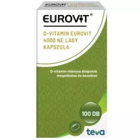 EUROVIT D-VITAMIN 4000 NE lágy kapszula 100 db