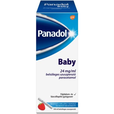 PANADOL BABY 24 mg/ml belsőleges szuszpenzió 100 ml