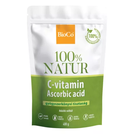 BIOCO 100% NATUR C-vitamin - aszkorbinsav tasakos por 400 g
