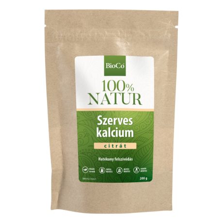 BIOCO 100% NATUR Szerves kalcium-citrát tasakos por 200 g