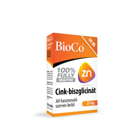 BIOCO CINK-BISZGLICINÁT 25 mg tabletta 60 db