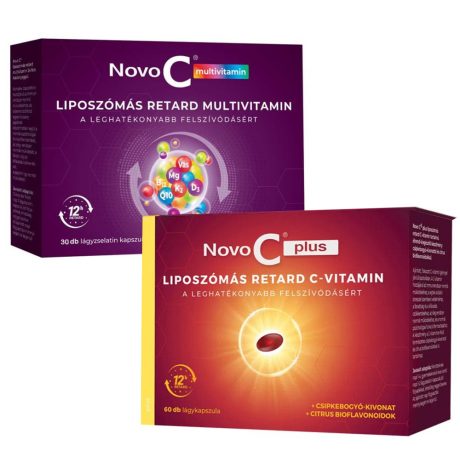 NOVO C PLUS C-vitamin kapszula 60 db + NOVO C MULTIVITAMIN kapszula 30 db VIRTUÁLIS