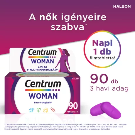CENTRUM NŐKNEK A-Z-ig filmtabletta 90 db