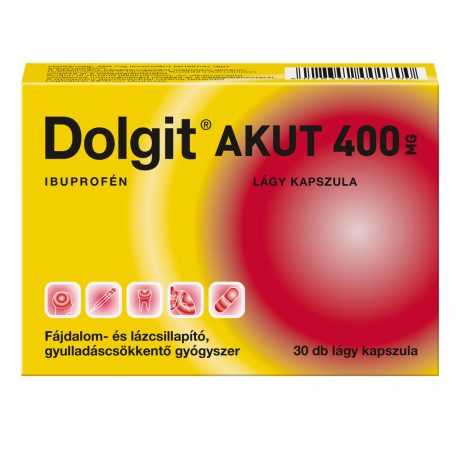 DOLGIT AKUT 400 mg lágy kapszula 30 db