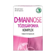   DR. CHEN D-MANNOSE italpor 10 tasak + TŐZEGÁFONYA komplex kapszula 20 db