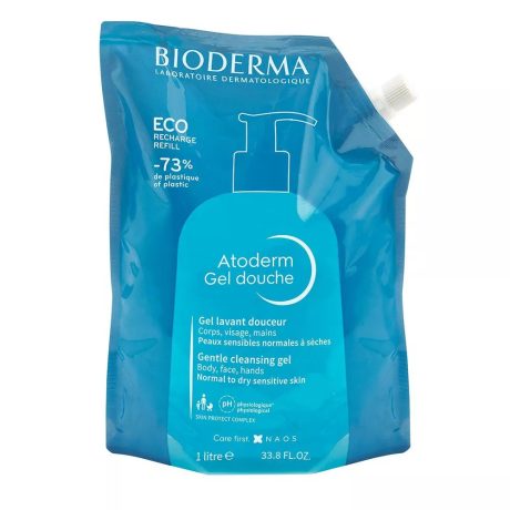 BIODERMA ATODERM tusfürdő öko-utántöltő 1000 ml