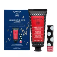   APIVITA hidratáló kézkrém jázminnal & propolisszal 50 ml + ajakápoló stift gránátalmával 4,4 g