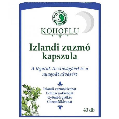 DR. CHEN KOHOFLU IZLANDI ZÚZMÓ kapszula 40 db