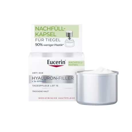 Eucerin Hyaluron-Filler ráncfeltöltő nappali arckrém utántöltő 50 ml