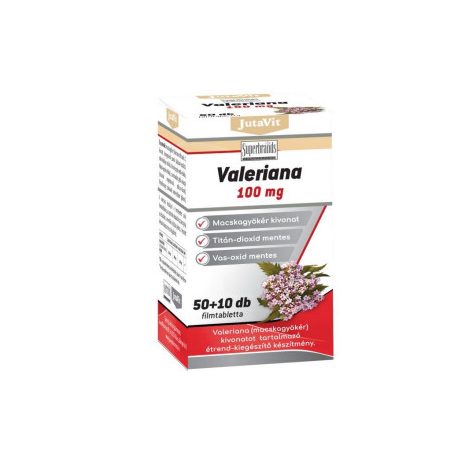JUTAVIT VALERIANA 100 mg filmtabletta 50 + 10 db