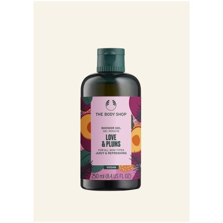 THE BODY SHOP love & plums tusfürdő 250 ml