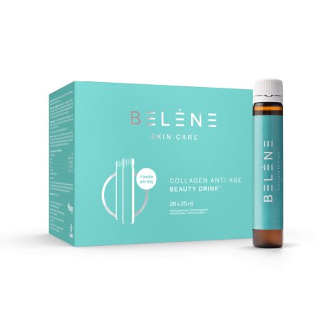 BELÉNE kollagént, cinket és vitaminokat tartalmazó étrendkiegészítő ital édesítőszerrel 28 x 25 ml
