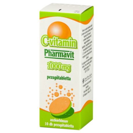 C-VITAMIN PHARMAVIT 1000 mg pezsgőtabletta 10 db