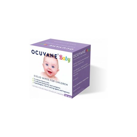 OCUVANE BABY szemhéjszéli törlőkendő 24 db