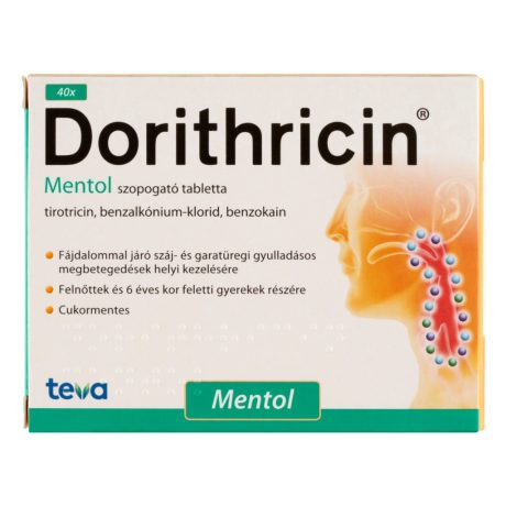 DORITHRICIN mentolos szopogató tabletta 40 db