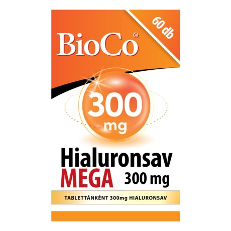 BIOCO HIALURONSAV MEGA 300 mg tabletta 60 db