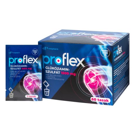 INNOPHARM PROFLEX 1500 mg glükózamin narancs-citrom ízű por belsőleges oldathoz 60 db