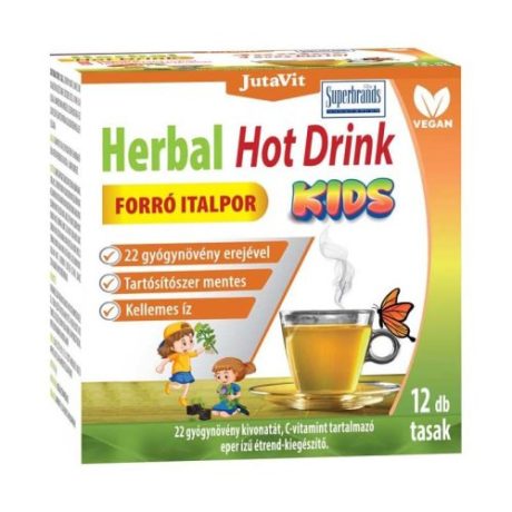 JUTAVIT HERBAL HOT DRINK KIDS forró italpor 12 db