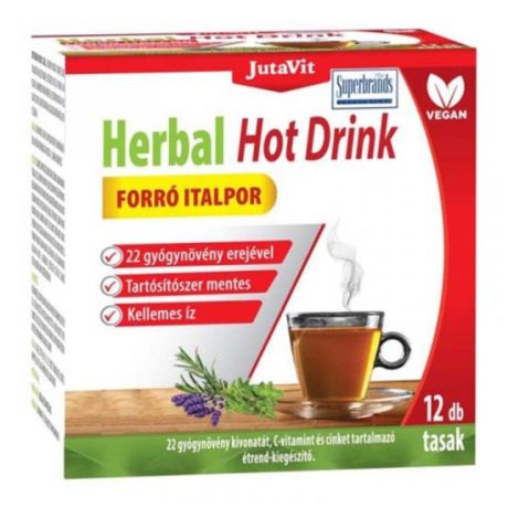 JUTAVIT HERBAL HOT DRINK forró italpor 12 db