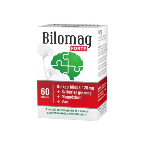 BILOMAG FORTE GINKGO BILOBA 120 mg kapszula 60 db