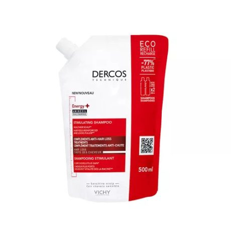 VICHY DERCOS ENERGIÁT ADÓ hajhullás elleni sampon utántöltő 500 ml