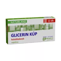 NATURLAND GLICERIN KÚP 2500 mg felnőtteknek 12 db