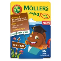   MÖLLER'S OMEGA-3 gumivitamin + D-vitamin kóla ízű 36 db