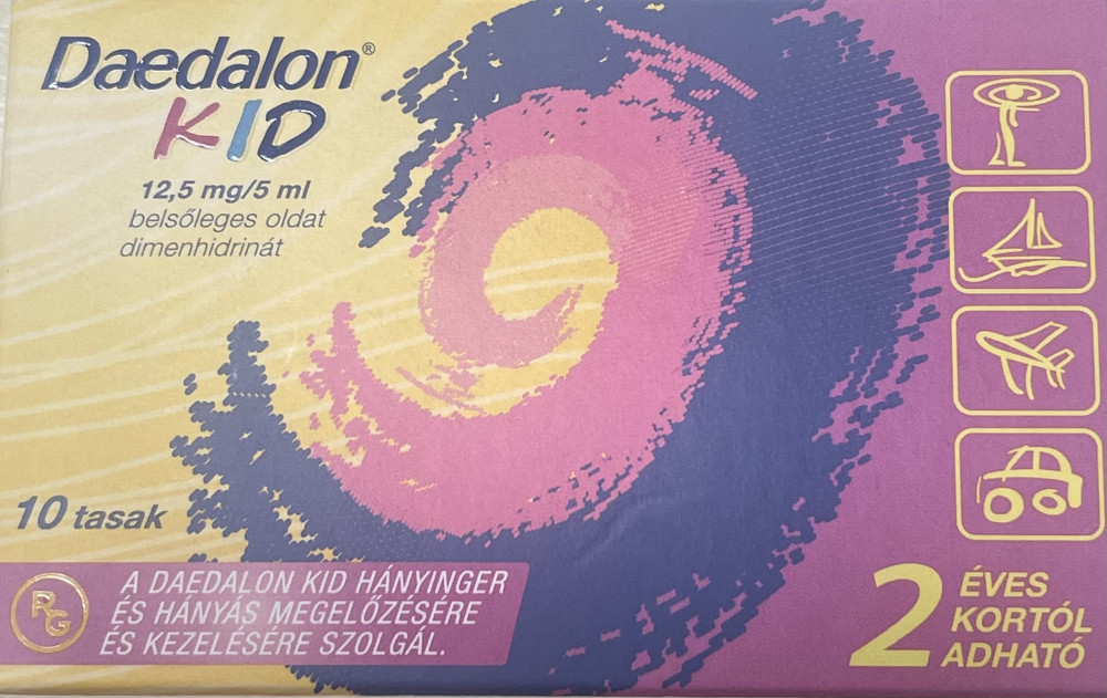 DAEDALON KID 12,5 mg/5 ml belsőleges oldat 10 tasak PATIKA