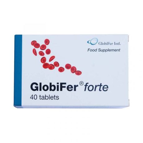 GLOBIFER FORTE vastartalmú étrend-kiegészítő tabletta 40 db