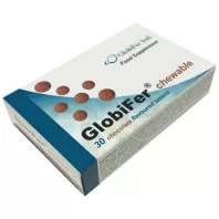 GLOBIFER csokoládé ízű rágótabletta 30 db