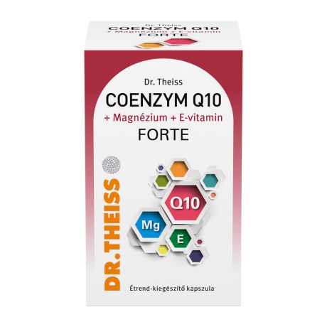 DR. THEISS COENZYM Q10 + magnézium + E-vitamin kapszula FORTE 60 db