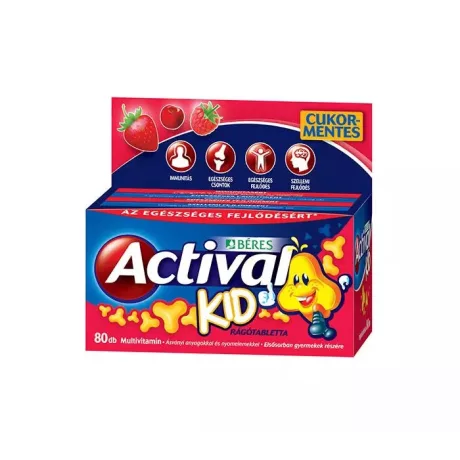 BÉRES ACTIVAL KID rágótabletta 80 db