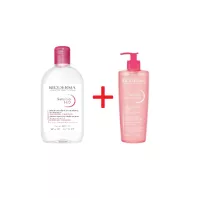   BIODERMA SENSIBIO H2O 500 ml + SENSIBIO GEL MOUSSANT 500 ml VIRTUÁLIS csomag