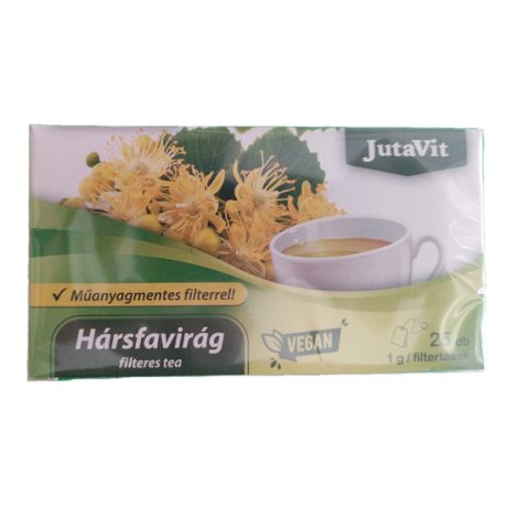 JUTAVIT HÁRSFAVIRÁG tea filteres 25 db