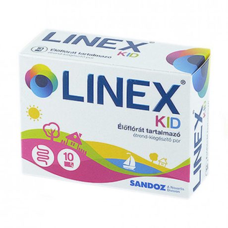 LINEX KID élőflórát tartalmazó étrendkiegészítő por 10 db