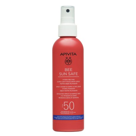 APIVITA BEE SUN spray arcra és testre SPF50 200 ml