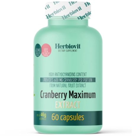 HERBIOVIT Cranberry maximum extract tőzegáfonya kapszula 60 db