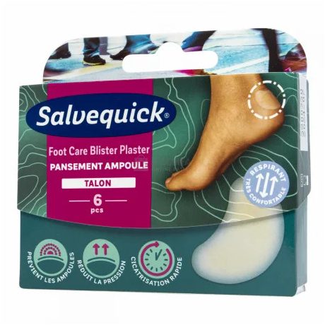 SALVEQUICK hólyag-horzsolás vegyes sebtapasz 10 db