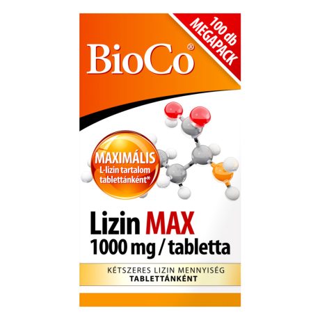 BIOCO LIZIN MAX 1000 mg tabletta 100 db